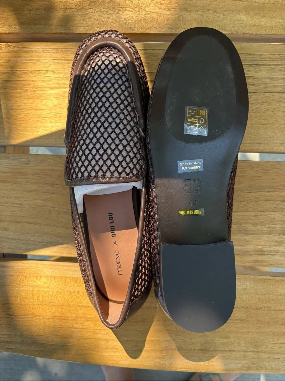 Maeve x Bibi Lou Exclusive Mesh Loafers